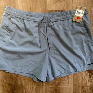 Nike Gray Athletic Shorts Lightweight Performance